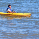 On the water
