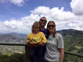 Overlooking the mountains in Jinotega
